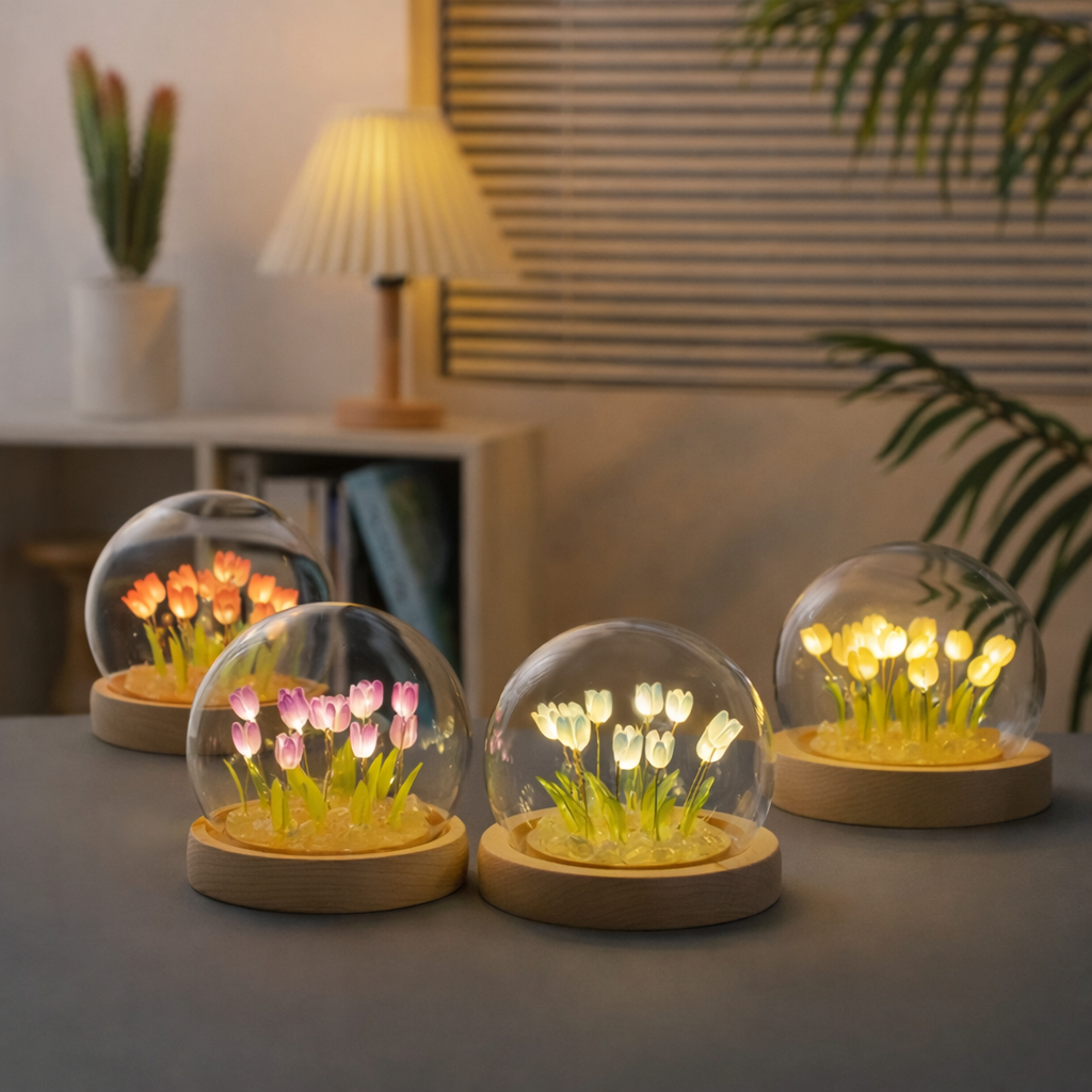 Heartloom | DIY Tulpe Nachtlicht