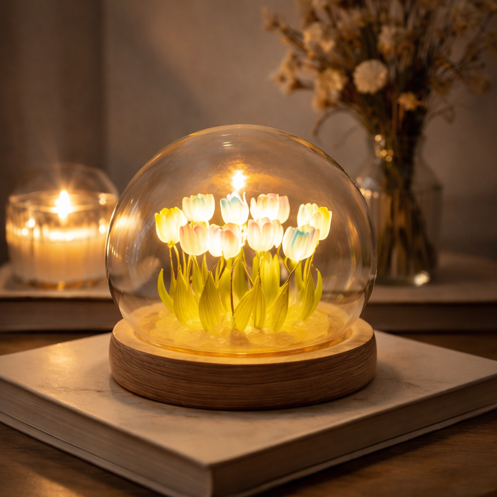 Heartloom | DIY Tulpe Nachtlicht