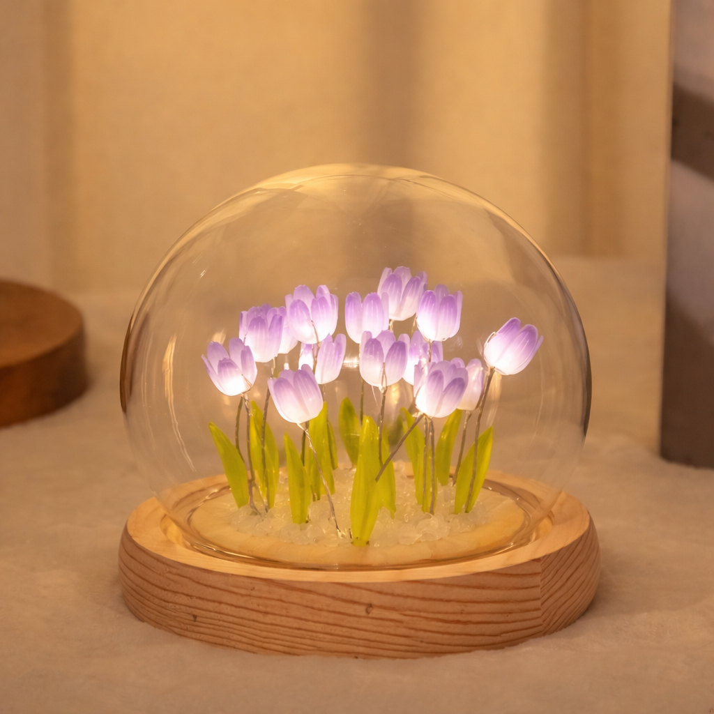 Heartloom | DIY Tulpe Nachtlicht
