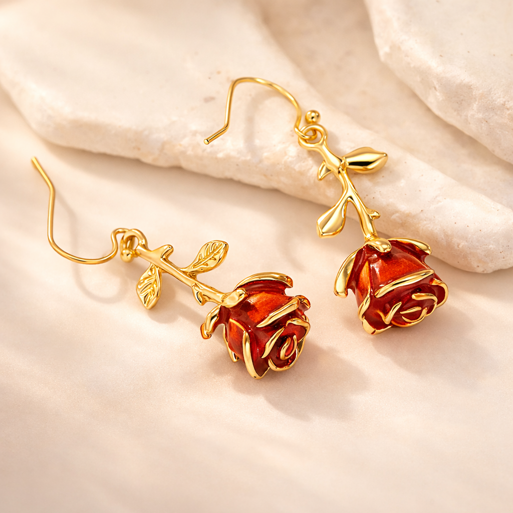 Heartloom | Rosen Ohrringe