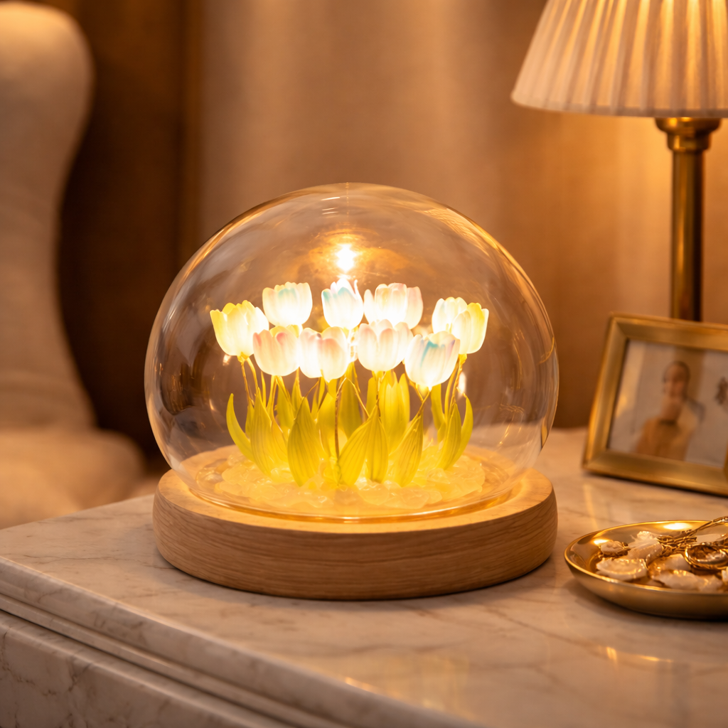 Heartloom | DIY Tulpe Nachtlicht